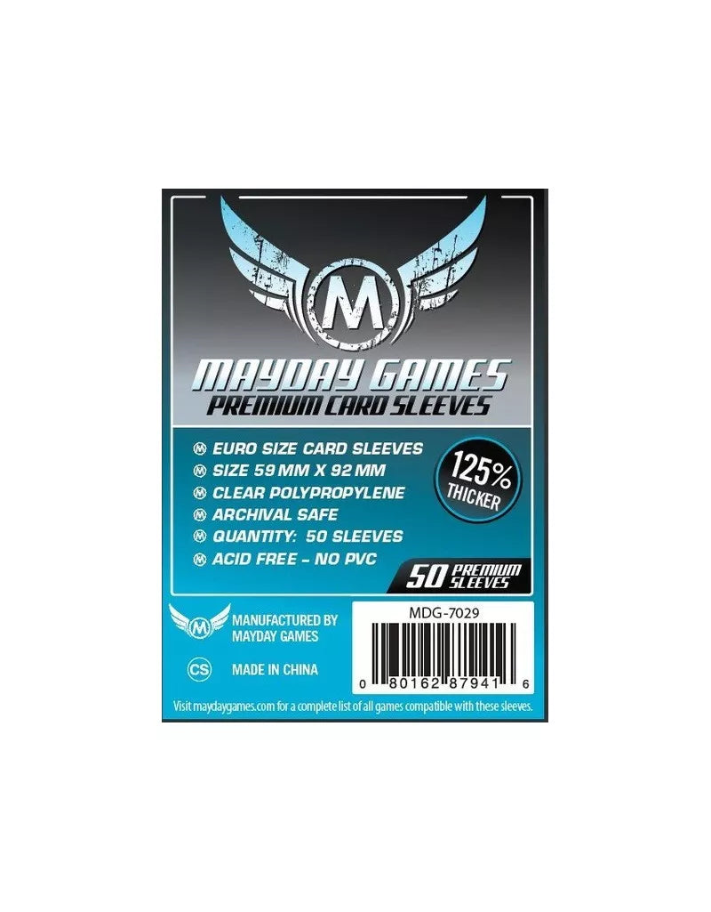 Fundas Card Sleeves Mayday - Mini Euro 7029 - (59x92mm) 100u