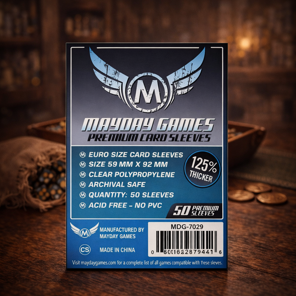 Fundas Card Sleeves Mayday - Mini Euro 7029 - (59x92mm) 100u