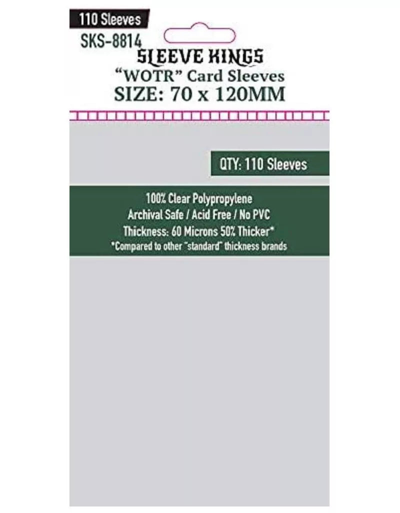 Fundas Sleeve Kings - 8814 WOTR 70x120mm 110u