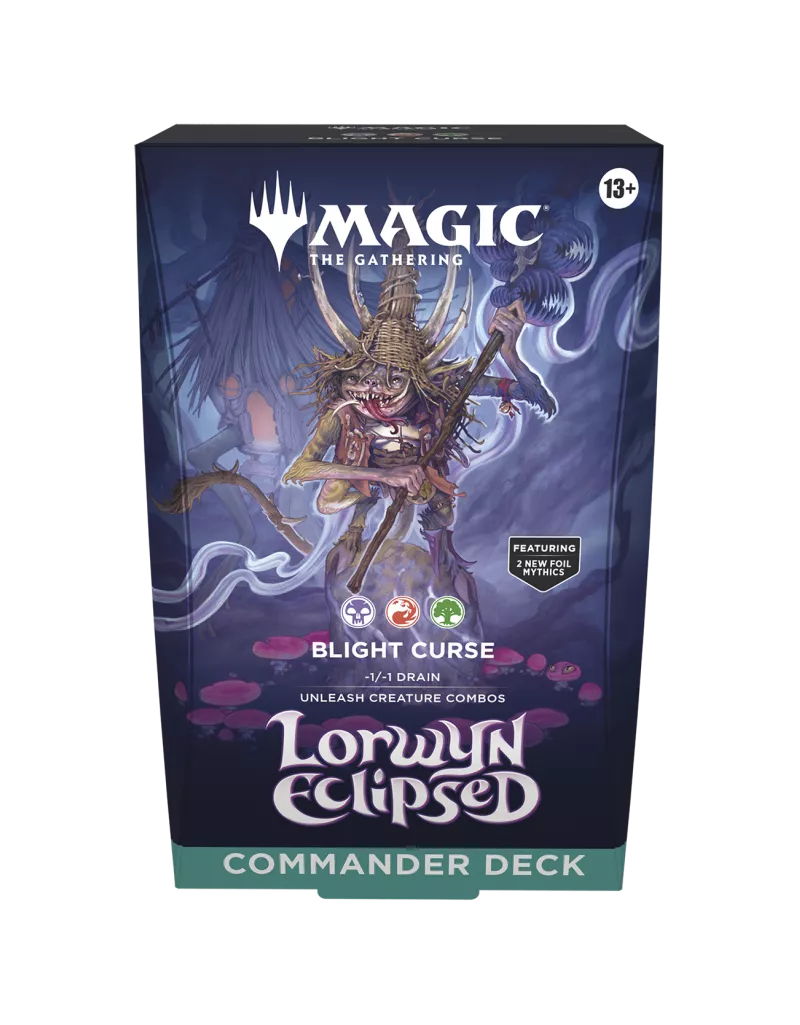 Lorwyn Eclipsed Commander Blight Curse Inglés