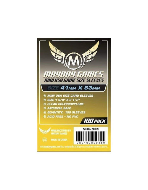 Fundas Card Sleeves Mayday - Mini Euro 7039 - (41x63mm) 100u